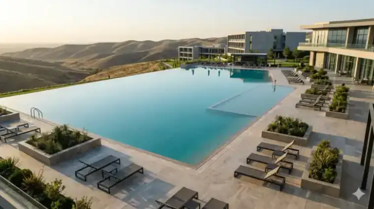 Общественный бассейн премиального уровня