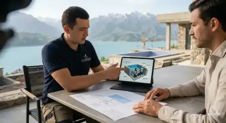 Монтаж оборудования для бассейнов и SPA