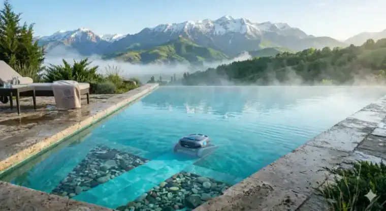 Идеально чистая вода в бассейне