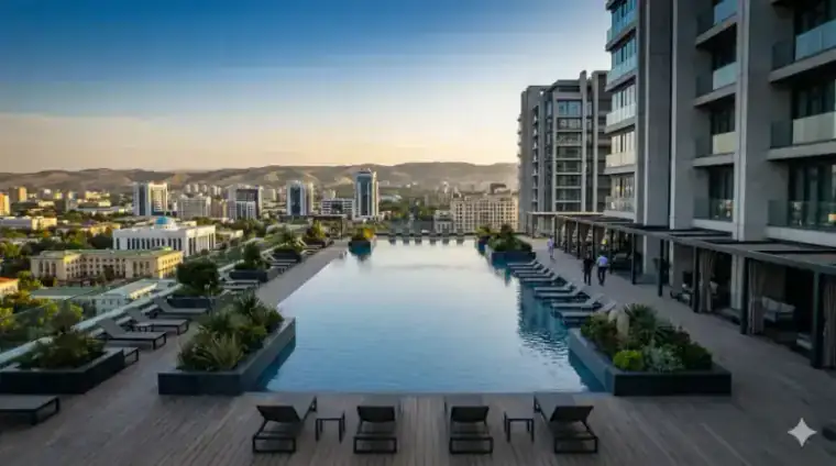 Премиальный общественный бассейн для гостиницы или клуба